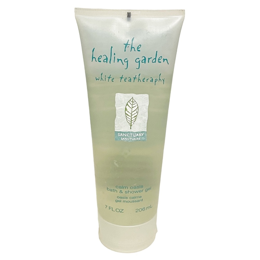 The Healing Garden Relax White‎ Teatherapy Calm Oasis Bath & Shower Gel 7oz NEW